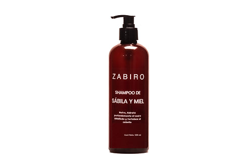 Shampoo de sábila y miel